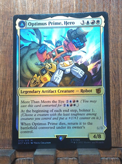 ❤MTG Optimus Prime, Hero ( FOIL ) Universes Beyond: Transformers NM!💕 - Image 2