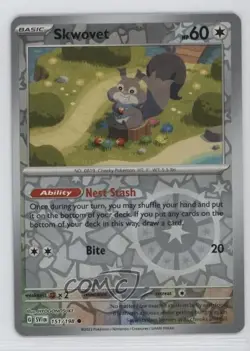 Skwovet Reverse Foil Pokemon SV01: Scarlet & Violet #151 - Image 1
