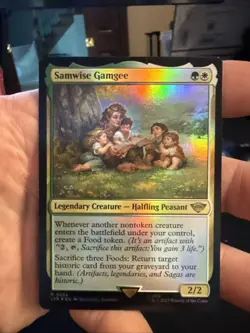 Samwise Gamgee Lord of the Rings Foil 222 NM - Image 1