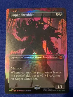 Super Shredder (Borderless) Teenage Mutant Ninja Turtles Foil - Image 1