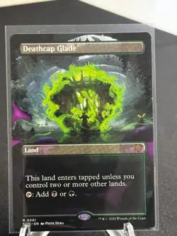 Deathcap Glade 301 R Secrets of Strixhaven (SOS) Borderless Regular MTG NM - Image 1
