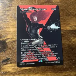Widow-Making Infiltrator - Dauthi Voidwalker (Borderless) 63 MTG Mythic NM - Image 1