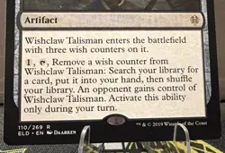 Magic The Gathering MTG WISHCLAW TALISMAN Throne of Eldraine Rare - Image 2