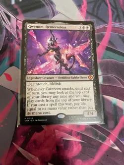 MTG - GWENOM REMORSELESS - RARE - SPM - NM - MYTHIC - Image 1