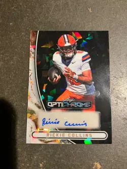 2026 Leaf Optichrome FB Rickie Collins Auto #1/2 Kennesaw State Owls - Image 1
