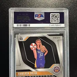 2024 Panini Prizm WNBA - Cameron Brink #143 Blue Velocity Prizm (RC) - PSA 10 - Image 4