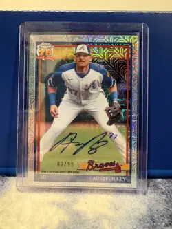 2026 Topps Series 2 #91C2-40 Austin Riley Mojo Autograph /99 Braves - Image 1