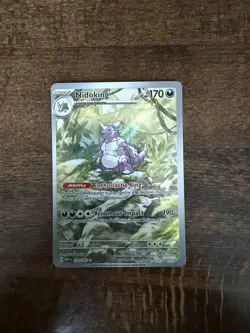 Pokemon Card TCG Nidoking 174/165 Sv: Scarlet & Violet 151 IR Holo English MINT - Image 1