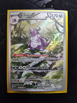 Pokemon TCG Nidoking 174/165 SV Scarlet & Violet 151 IR Full Art Holo English - Image 1