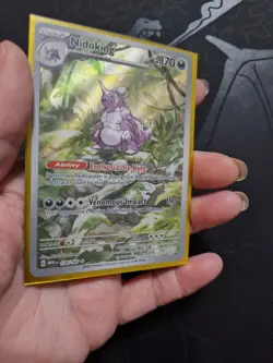 Pokemon TCG Nidoking 174/165 SV Scarlet & Violet 151 IR Full Art Holo English - Image 2