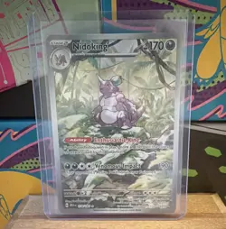 Pokemon TCG Nidoking 174/165 Sv: Scarlet & Violet 151 IR Holo English Full Art - Image 1