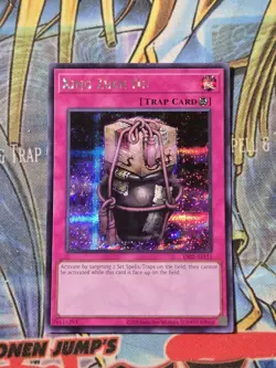 YUGIOH XING ZHEN HU (TRAP) ASIA ENGLISH EDITION ES02-AE111 SECRET RARE A NM - Image 1