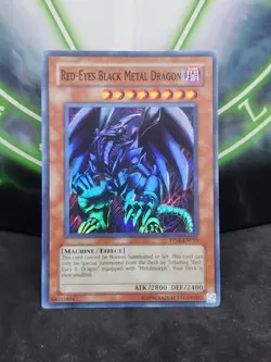 Yugioh Red-Eyes Black Metal Dragon PP01-EN015 Super Rare NM - Image 1