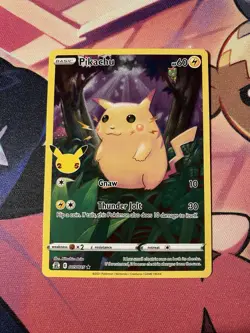 Pikachu 005/25 Celebrations 25th Anniversary Pokemon TCG LP - Image 1