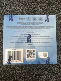 Topps Chrome UCC Uefa Club Competitions Sapphire Edition 2025-26 Sealed Box - Image 2