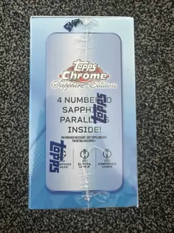 Topps Chrome UCC Uefa Club Competitions Sapphire Edition 2025-26 Sealed Box - Image 3