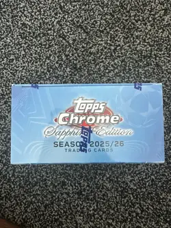 Topps Chrome UCC Uefa Club Competitions Sapphire Edition 2025-26 Sealed Box - Image 5