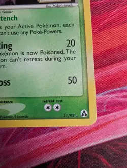 Muk 11/92 EX Legend Maker Reverse Holo Stamped Pokemon 2006 Pokemon Card - Image 2