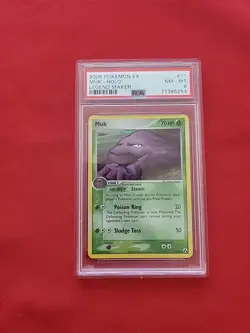 Pokemon: Muk #11/92 Holo Rare EX Legend Maker 2006 Vintage - PSA 8 - E43 - Image 1