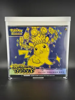 Pokemon Center Surging Sparks Elite Trainer Box ETB Factory Sealed PC Exclusive - Image 1