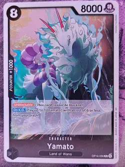 Yamato (096) OP16-096 Rare The Time of Battle One Piece Foil Near Mint - Image 1