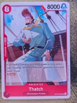 Thatch OP16-005 Uncommon The Time of Battle One Piece Near Mint - Image 1