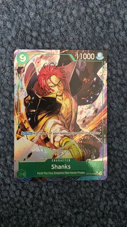 ONE PIECE PREMIUM BEST PRB02 - SHANKS ALT ART ST16-004 - ENGLISH TCG - Image 1