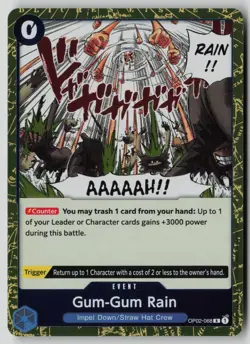 Gum-Gum Rain (Reprint) OP02-068 One Piece Premium Booster -The Best- Vol. 2 NM - Image 1