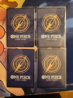 4x Five Elders OP13-082 Playset - One Piece TCG - ENGLISH NM In-Hand - Image 2