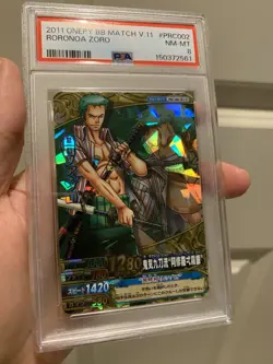 Psa 8 2011 ONE PIECE ONEPY BERRY BERRY MATCH VOL.11 PRC002 RORONOA ZORO - Image 3