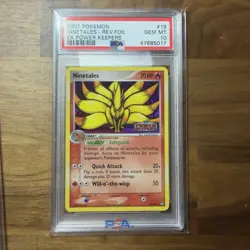 Pokemon Ninetales EX Power Keepers Reverse Holo Rare #19 PSA 10 Gem Mint POP 24 - Image 1