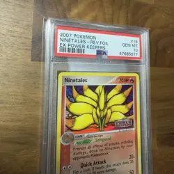 Pokemon Ninetales EX Power Keepers Reverse Holo Rare #19 PSA 10 Gem Mint POP 24 - Image 2
