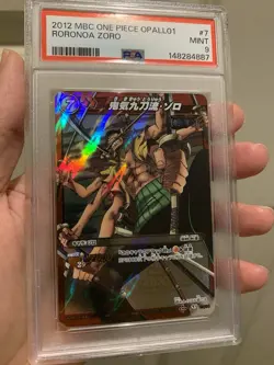 2012 MIRACLE BATTLE CARDDASS ONE PIECE All KIRA PACK OPALL01 7 RORONOA ZORO - Image 1
