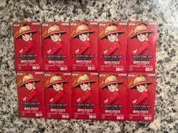 10 Factory Sealed One Piece TCG Carrying on His Will booster packs ENGLISH - Image 1