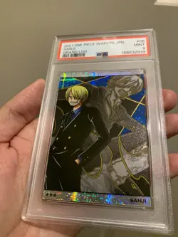PSA 9 2021 ONE PIECE WAFERS JAPANESE GRAND LOG 05 SANJI - Image 4