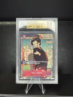 BGS 9.5 Nico Robin #017 One Piece English 1st Anniversary Set 2024 GEM MT - Image 1