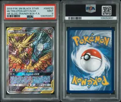 Pokemon Moltres Zapdos Articuno Hidden Fates ETB Promo SM210 PSA 9 Mint - Image 1