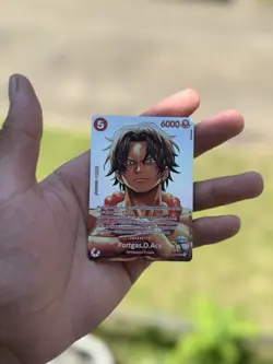 Bandai One Piece Card Game Portgas D. Ace ST15-005 SP Alt Art Holo Eng 6000 - Image 1