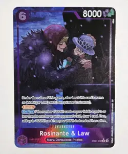 Rosinante & Law Alt Art - EB04-038 The Azure Sea's Seven SR One Piece - NM - Image 1
