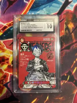Monkey D. Luffy ST21-014 One Piece Magazine Vol.20 One Piece CGC 10 Gem Mint - Image 1