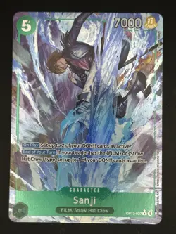Sanji OP13-027 R Alternate Art Carrying On His Will One Piece TCG - Image 1