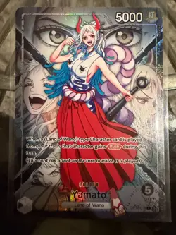 Yamato OP16-079 Leader Alternate Art Alt Art English One Piece TCG CCG Mint - Image 1