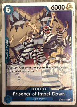 Prisoner of Impel Down OP16-042 R The Time of Battle Foil English One Piece - Image 1
