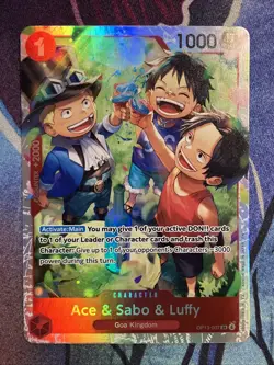 One Piece CCG Carrying On His Will (OP13): Ace & Sabo & Luffy (OP13-007) - Image 1