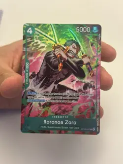 One Piece Roronoa Zoro Treasure Rare OP13-037 Near Mint - Image 1