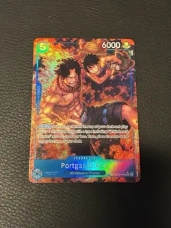 Portgas.D.Ace TR OP08-052 Royal Blood OP10 Foil Treasure Rare One Piece Alt Art - Image 1