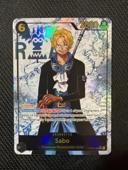 Sabo OP13-120 Secret Rare Alternate Art Carrying On His Will One Piece TCG MINT - Image 1