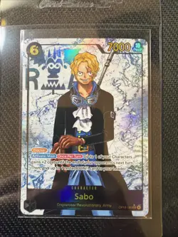 Sabo OP13-120 Secret Rare Alternate Art Carrying On His Will One Piece TCG MINT - Image 2