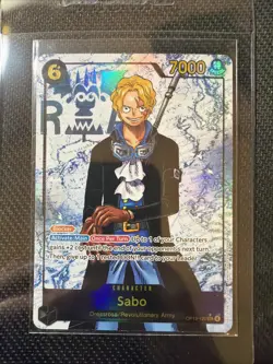 Sabo OP13-120 Secret Rare Alternate Art Carrying On His Will One Piece TCG MINT - Image 3