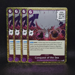 Conquest of the Sea Playset - OP08-077 x4 - Two Legends - One Piece - English - Image 1
